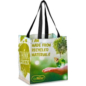 Pre-Production Sample Hoppla Gateway Recycled PET Stitch-Bond Shopper