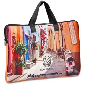 Hoppla Cloud Neoprene Laptop Sleeve with Handles – 15 -16 inch