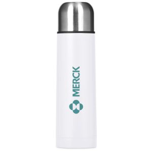 Altitude Alpaca Stainless Steel Vacuum Flask – 500ml - Solid White